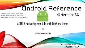 ADMOB NativeExpress AdView in an android ListView with List items