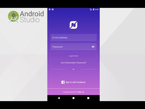 Android UI XML tutorial - Instagram Login