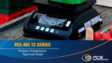 Product Presentation Legal for Trade Scales PCE-MS T3 Series | pceinstruments