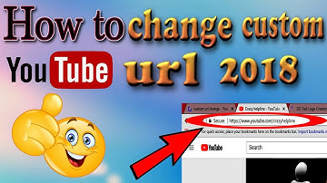 how to change channel url in hindi || latest updates 2018