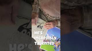 Geoff’s Bluey Tapestry! #bluey #ytshorts