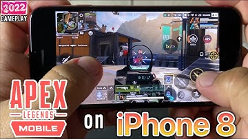 APEX Legends Mobile GAMEPLAY on iPhone 8 in 2022!? | (HIGHEST GRAPHICS) Handcam!!