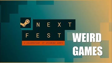 Most Weird Upcoming Games in Steam Next Fest 2023