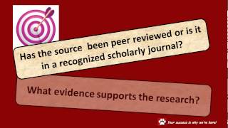 Research Den Series #8 : Evaluating Sources