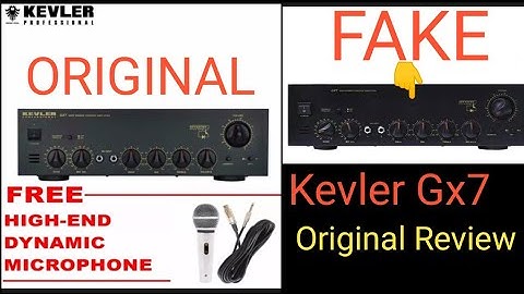 KEVLER Gx7 800watts x2 Original Review iwas fake