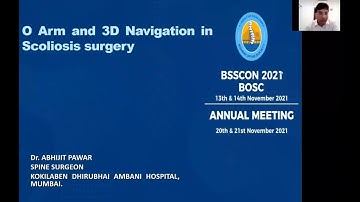 Dr Abhijit Pawar - 3D navigation in scoliosis surgery