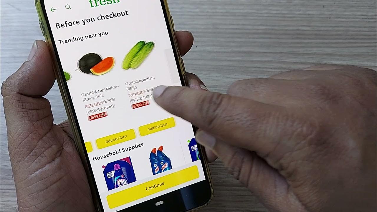 how to select amazon fresh items and buy in amazon YouTube