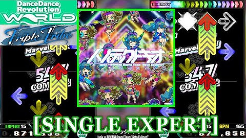 【DDR WORLD】 ハイテックトキオ / lapix ∞ BEMANI Sound Team "Sota Fujimori" [SINGLE EXPERT] 譜面確認+Clap