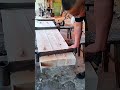 クランプ不要!木楔と単管で板を圧着 NO CLAMPS Wedge & Pipe Hack #shorts #woodworking #satisfying