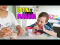 RUTINA DE MAÑANA + CÓMO PONGO VOZ A LOS VÍDEOS DE QUIERO CUPCAKES | EN CASA CON PAM Y FER