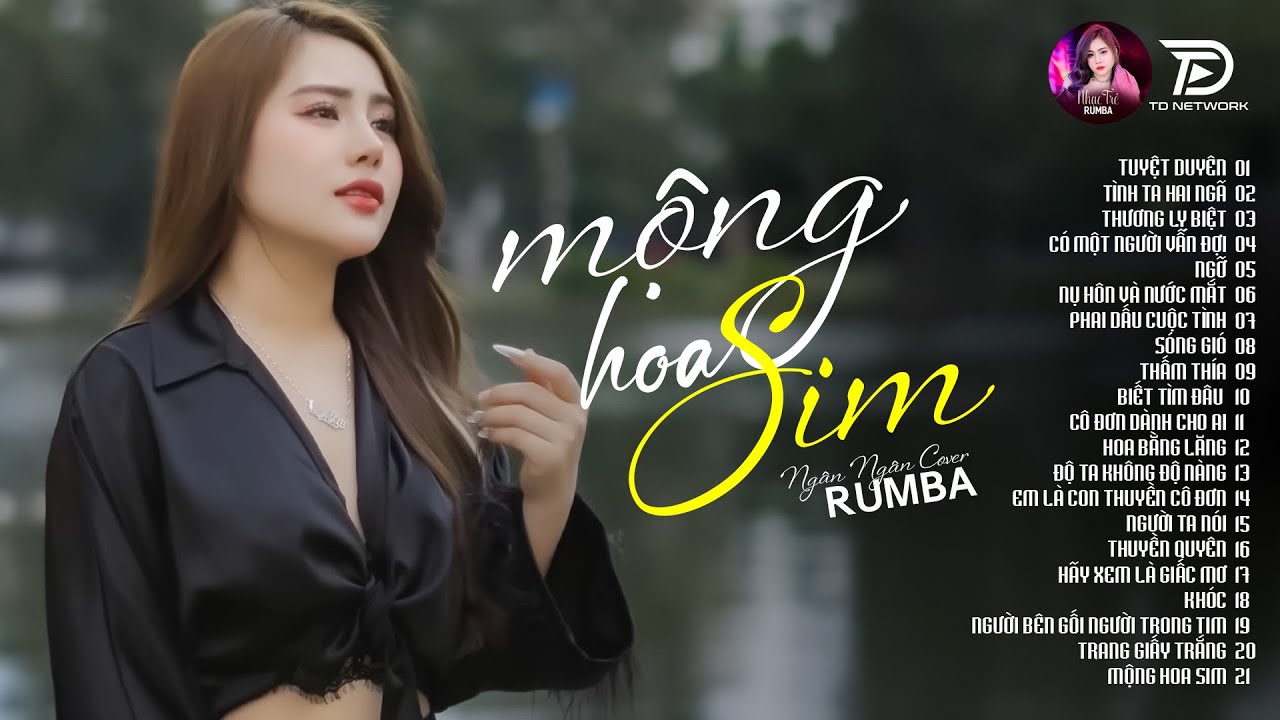 MỘNG HOA SIM, THƯƠNG LY BIỆT - ALBUM RUMBA XUẤT SẮC NHẤT 2025 - NGÂN NGÂN COVER CỰC HÓT