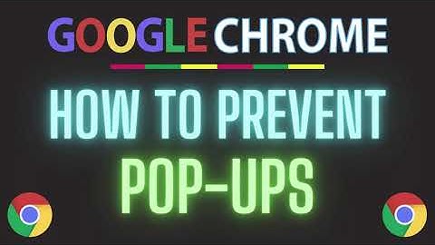How to Prevent Pop-Ups And Redirects in the Google Chrome Web Browser | PC Tutorial