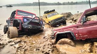 RC Cars 4x4 Off Road - MN78 vs MN82 vs MN128 in Mud & Sand screenshot 1