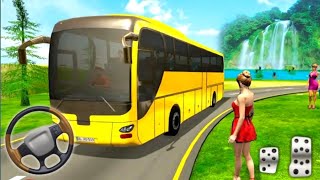 Offroad Public Passenger Coach Bus Driving Android Gameplay screenshot 5