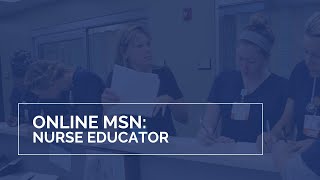 Online MSN at RCoN: Nurse Educator
