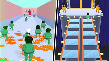 K-Run Challenge 3D 👧🤦‍♀️All Levels Gameplay WalkThrough Trailer Android,ios New Game KRC1GP4