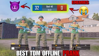 😂PRANK OFFLINE TDM and ZERO KILL CHALLENGE 🔥SOLO VS SQUAD🥵SAMSUNGA3,A5,J2,J3,J5,J7,S5,S6,J1,XMAX