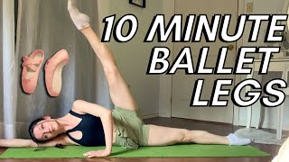 Ballerina Legs Workout | 10 minute workout, no equipment, pilates and dance based screenshot 5