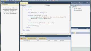 Vb.net Tutorial Schleifen - While german