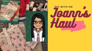 FABRIC HAUL - SEWING PLANS FOR SPRING & SUMMER | DIY WITH ME JOANN'S HAUL