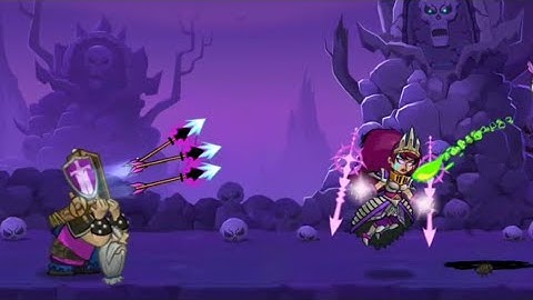 Tower Conquest Ballista and Mage Knight Max level 5 Stars Evolve