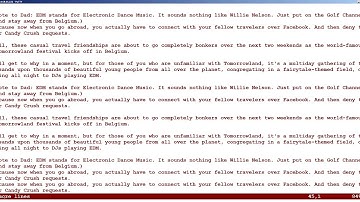 3.5   copy and paste and delete in vi