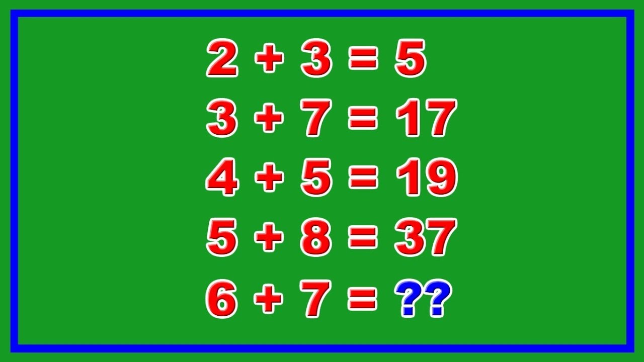 Math Puzzles With Answers Only Genius Can Answer - YouTube