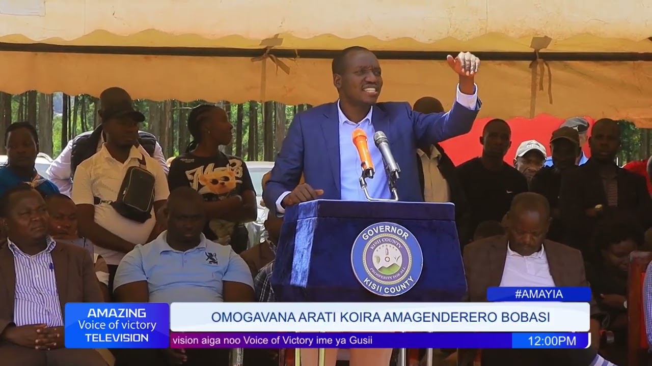 GOVERNOR SIMBA ARATI BOBASI AND KISII COUNTY DEVELOPMENT TOUR