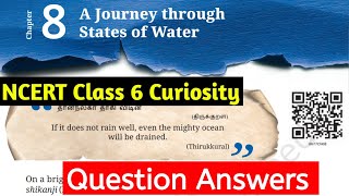 A Journey through States of Water Question Answer|NCERT Class 6 Science Chapter 8|