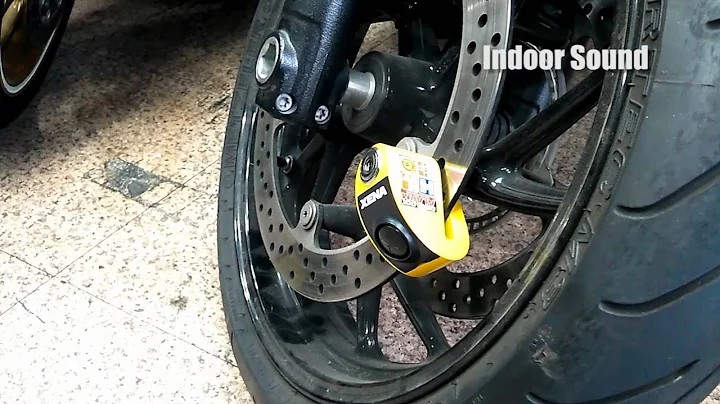 [BiGS#] XENA Alarm Disc Lock XZZ6L Comparing with Indoor and Outdoor Sound.