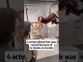 4 Actors whose hair ruined because of movie or tv shows #celebrity #hollywood #actor #movie #shorts