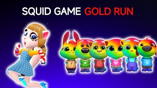 Squid Game Gold Run | My Talking Tom Gold Run | My Talking Tom Friends | Talking Angela Squid Doll screenshot 5