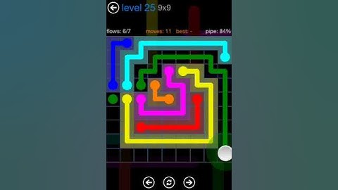 Flow Free 9x9 Level 25 walkthrough Bonus Pack
