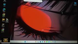 Anime Girl Red Eye👁️ 4K Wallpaper | Intense Gaze For PC #eye​ #animeeyes​ #redeye​ #girl 