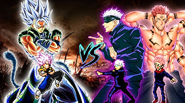Gogetto MUI VS Sukuna V1.6.1 & Limitless Gojo in Jump Force Mugen