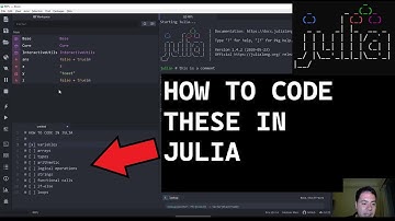 Coding In Julia: A Quick Guide to Common Terms