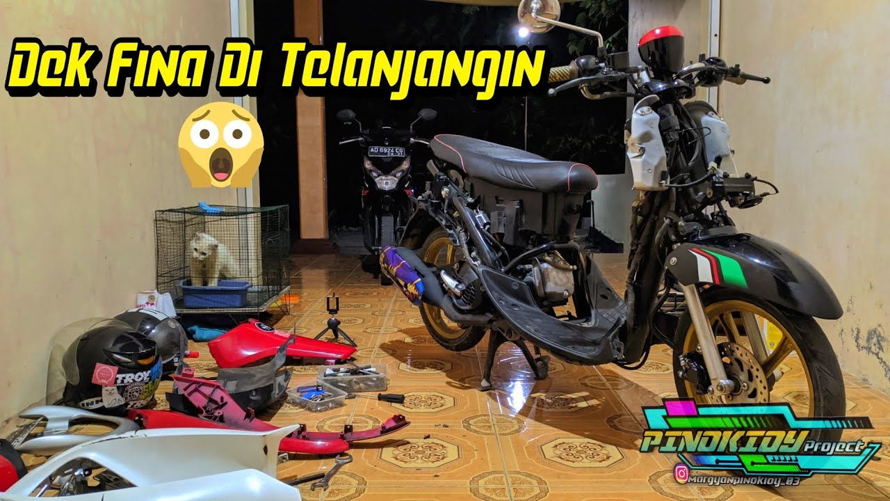 LEMBUR SAMPAI MALAM,PREPARE TURUN MESIN + REPAINT BODY DEK FINA BIAR GLOWING 🤣