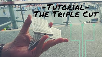One Handed Triple Cut | Cardistry Tutorial | Difficulty - Medium/Hard