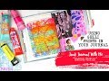 JUNK JOURNAL WITH ME  // Using Gelli Prints in Your Journal