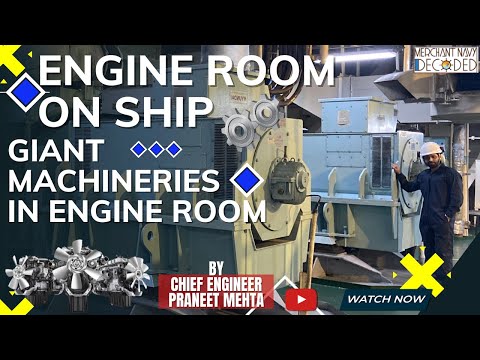 Engine Room On Ship || Mega Ship Tour || Giant Machineries In Engine Room || A Must