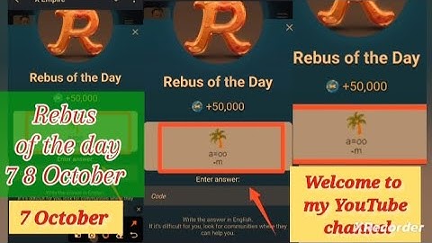 Rebus of the day musk empire 7-8 October | X Empire Rebus of the day today 7 - 8 October | Riddle