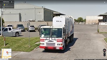 Google Map Garbage truck FInds!