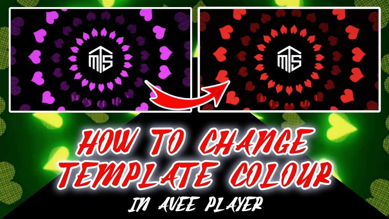 HOW TO CHANGE COLOUR IN AVEE PLAYER TEMPLATE || AVEE PLAYER TEMPLATE ...