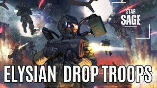 ELYSIAN DROP TROOPS | Astra Militarum explained | Imperial Guard | Warhammer 40k Lore