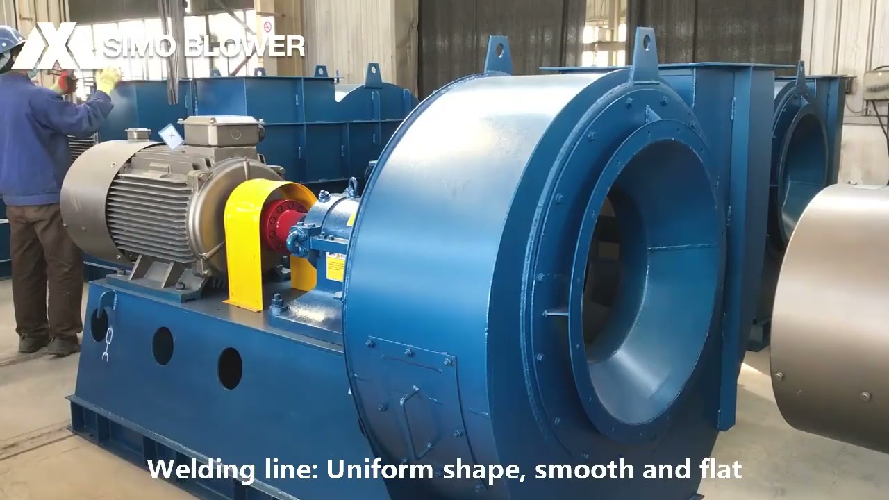 Oven Wall Cooling Exhaust Duct Flue Gas Blower Fan - YouTube
