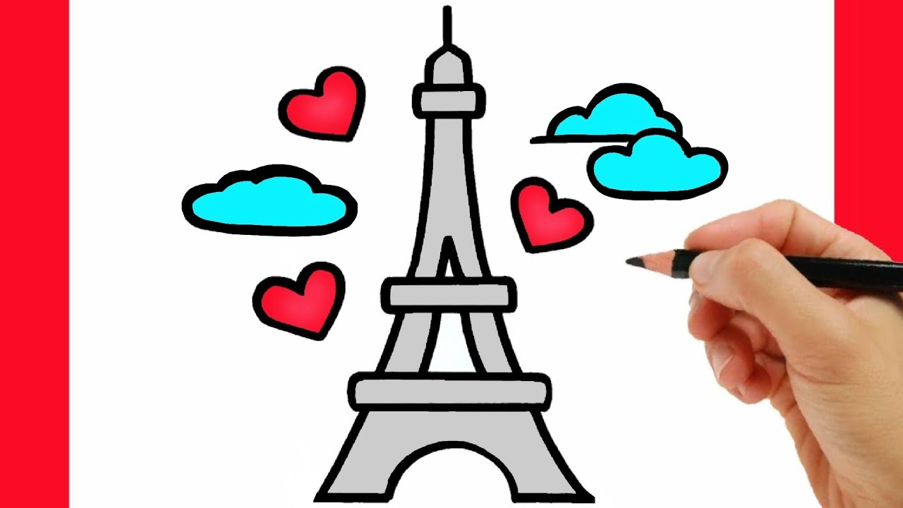 comment dessiner la tour eiffel de paris