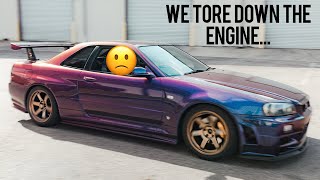 R34 GTR Build has Bad News...