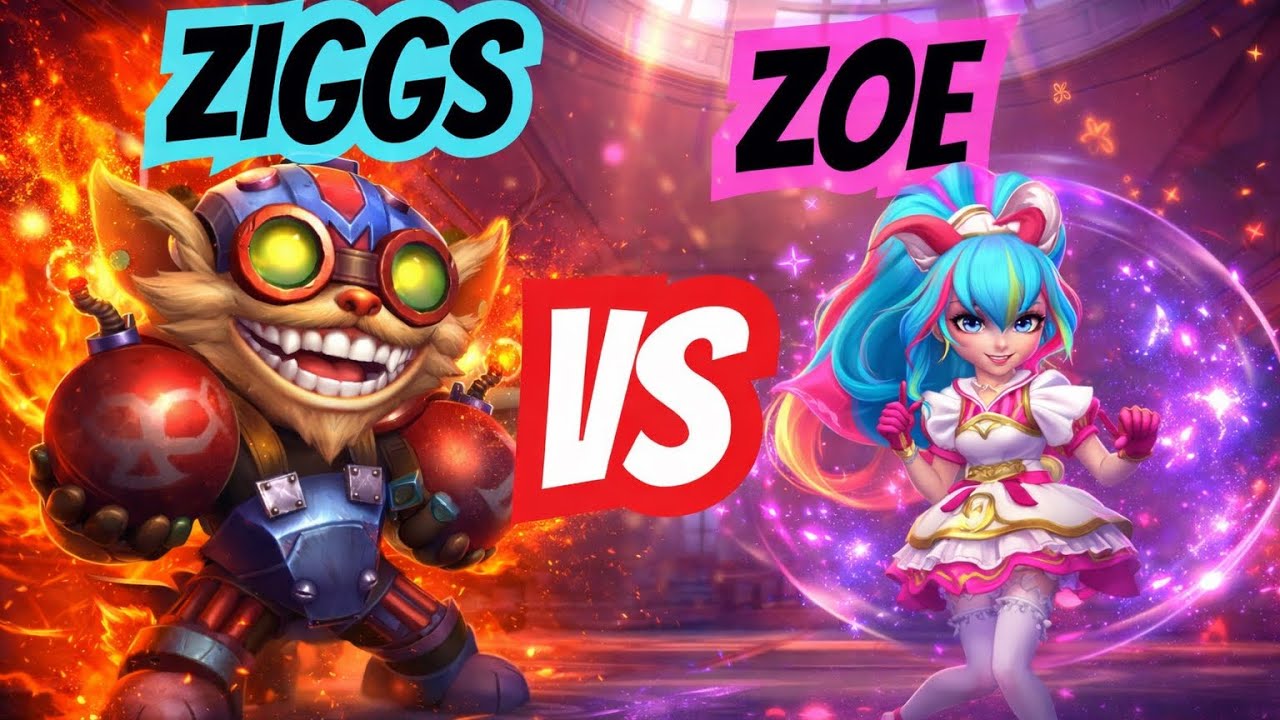 Best Ziggs Mid vs Zoe — Wild Rift Season 20