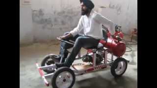 Compressed air vehicle (Mechanical Engineering Project, BIS College Moga, Punjab))