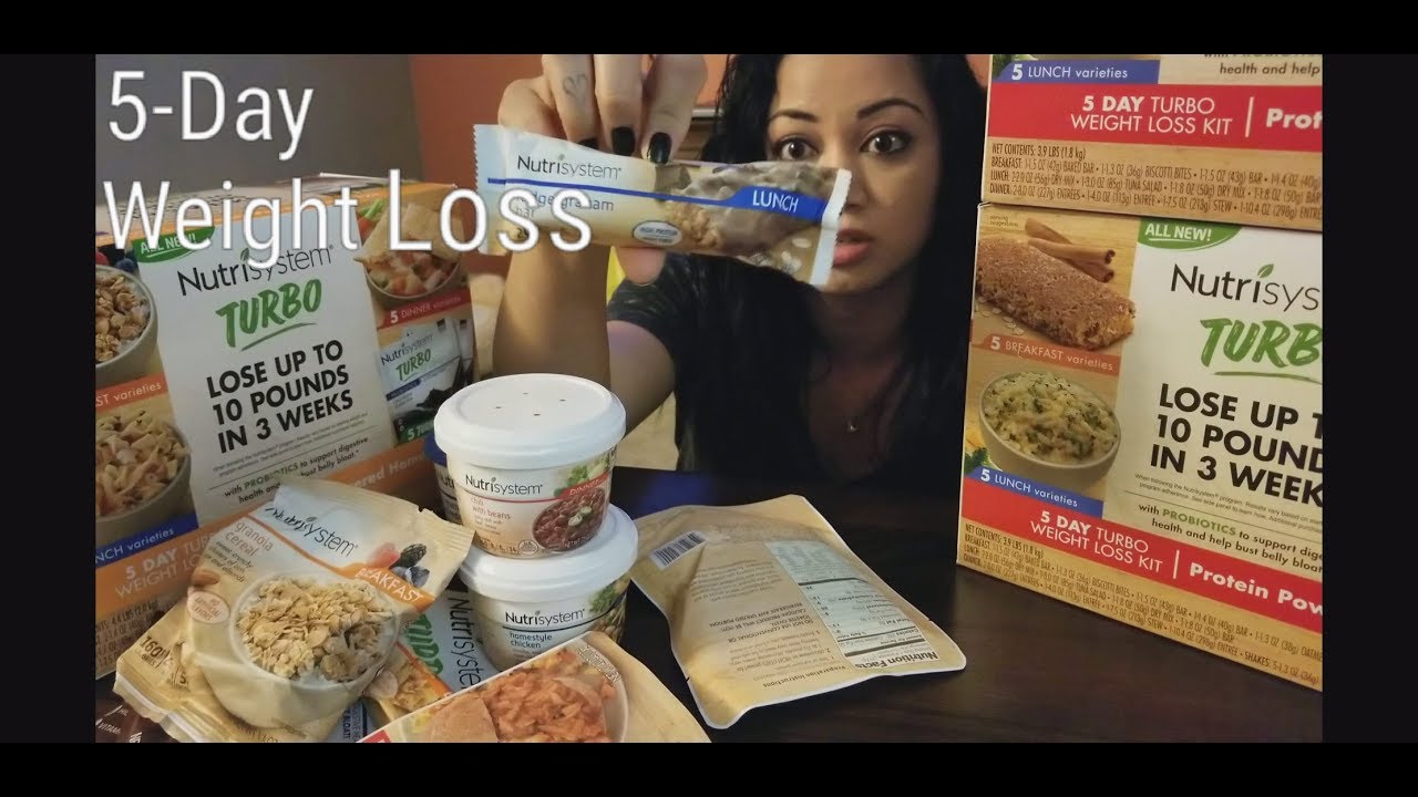 Nutrisystem 5 Day Turbo Loss Kit